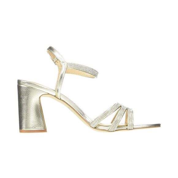 NWOB Jewel Badgley Mischka Women's Brighton Heeled Sandal Sz 5.5 - Picture 2 of 12